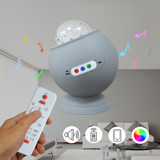 Remote Control Night Light Star Projector Music Led Lamp